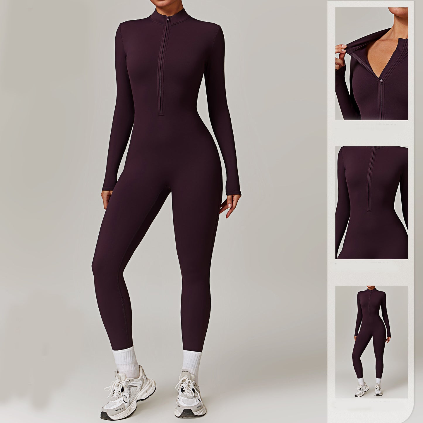 Aura Celeste® BodySuit Magic - Zip Elegant and High-Performance Activewear