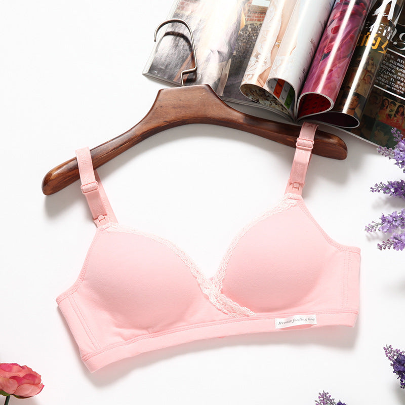 Aura Celeste®Bra, No Steel Ring, Double Buckle, Breastfeeding Underwear For Pregnant Women Cross-type Breastfeeding